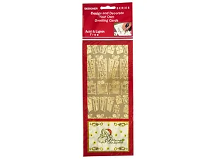 CH076 | Bulk Buys Gold Foil Christmas Gift Stickers for