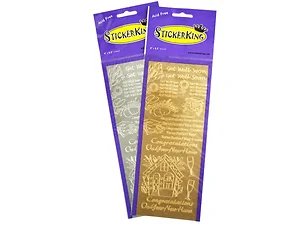 CH098 | Bulk Buys Charming Foil Stickers for Celebrations &