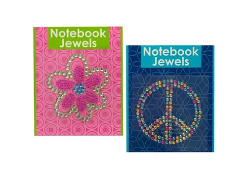 CH120 | Bulk Buys Colorful Flower and Peace Sign Notebook
