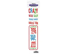 CN844 | Bulk Buys Boys Gone Wild Fun Rub-On Transfers for