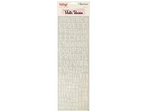 CN918 | Bulk Buys Vintage TV Inspired White Rub-on