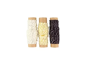Bulk Buys Elegant Metallic Twine Set - 3 Spools