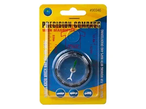 Bulk Buys Precision Magnifier Compass for Outdoor Navigation
