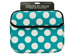 EL330 | Bulk Buys Stylish Teal Polka Dot Tablet Case for
