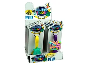 EL523 | Bulk Buys Colorful Micro USB Key Chain Cable for