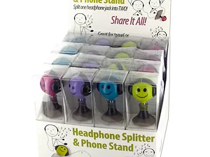 EL604 | Bulk Buys Dual Headphone Splitter & Stand with