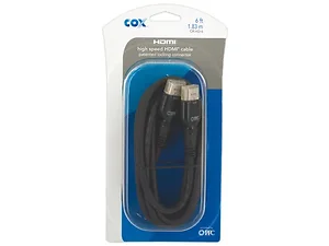 EL653 | Bulk Buys Cox 6ft High Speed HDMI Cable with