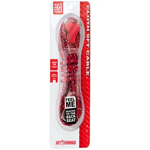 EL687 | Bulk Buys Braided Multi-Head USB Charging Cable - 9