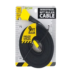 EL701 | Bulk Buys 9-Foot Dual Head USB Charging Cable with