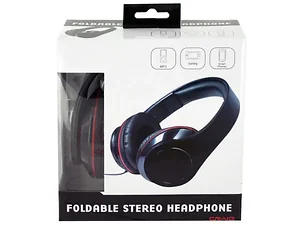 EL927 | Bulk Buys Comfortable Foldable Black Stereo