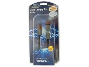 EL773 | Bulk Buys 3ft Dual USB Charging Cable for Lightning