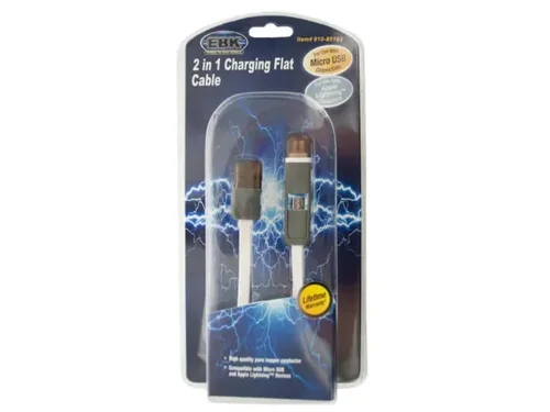 EL774 | Bulk Buys 3-Foot Dual USB Charging Cable for Micro