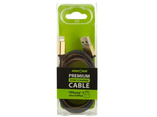 EL783 | Bulk Buys Durable iPhone USB Sync & Charge Cable