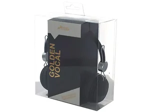 EL816 | Bulk Buys Comfort-Fit Black Stereo Headphones with