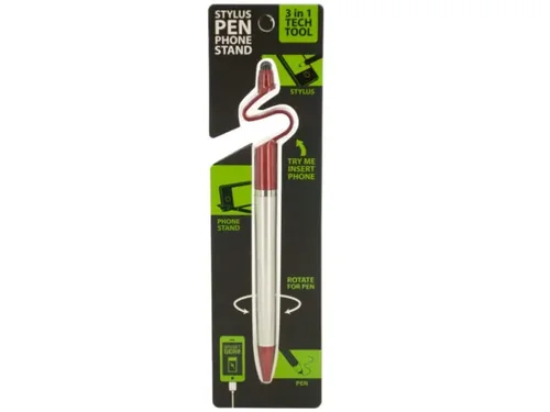 EL999 | Bulk Buys 3-in-1 Stylus Pen and Phone Stand Tech