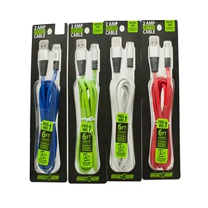 EN056 | Bulk Buys High-Speed 6ft Micro USB Cable - 2 AMP