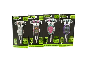 EN059 | Bulk Buys Premium Retractable Metal Earbuds with