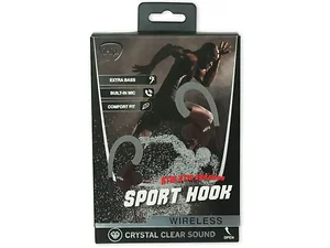 EN123 | Bulk Buys iHip Sport Hook Wireless Earbuds - Silver