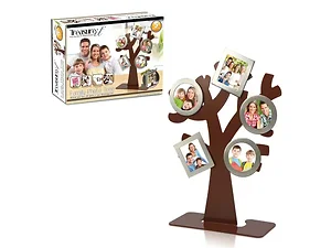 Bulk Buys Five-Photo Family Tree Display for Cherished