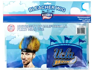 Bulk Buys UCLA Bruins Fuzzy Head Wig for Ultimate Fans