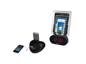 Bulk EN229 Easy Dok Alarm Clock With Universal Smart Phone Cradle