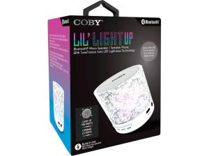 Bulk EN247 Coby Lil039; Light Up White Bluetooth Speaker