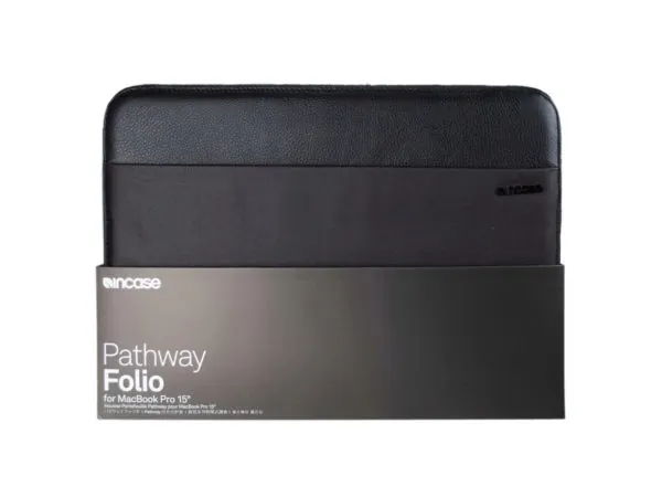 Bulk FD143 Incase Black Pathway Folio 15quot; Macbook Pro Laptop Sleev