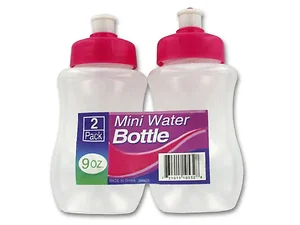 Bulk Buys Compact 2-Piece Water Bottle Set with Sports Tops