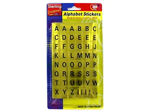 GG036 | Sterling Organizational Alphabet Stickers for