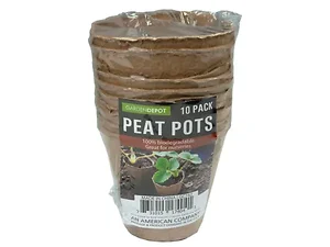 GC742 | Garden Depot Eco-Friendly Biodegradable Peat Pot