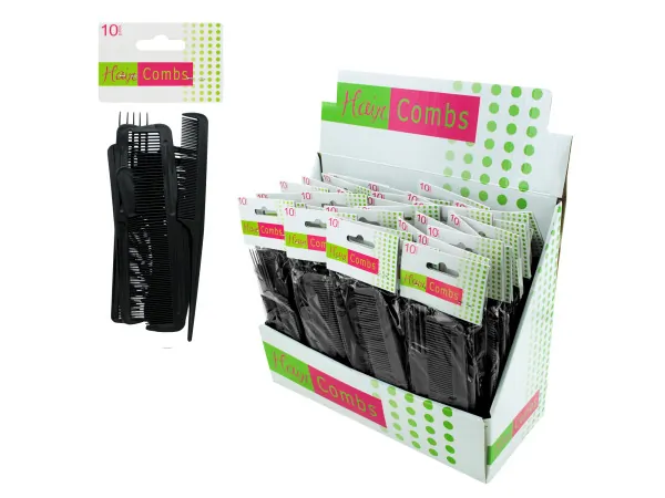 Bulk GC833 Hair Comb Value Pack Countertop Display