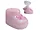 GC839 | Bulk Buys Pink Boot Candle 3.5x2.5 Inches - Cndl6291