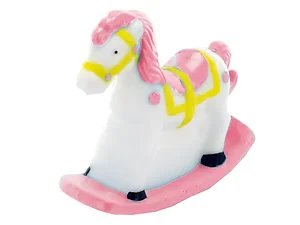 GC853 | Bulk Buys 4.5x4 Pink Horse Candle - Perfect for