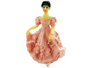 GC827 | Bulk Buys 3-Inch Resin Girl Figurine - Charming