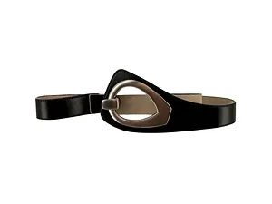 Bulk Buys Adjustable Black Belt with Hook - Large/X-Large