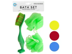 Bulk GE056 Bath Sponges  Foot Brush Set