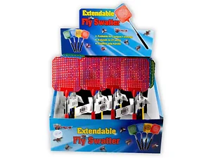 GE064 | Bulk Buys Telescoping Fly Swatter - Colorful