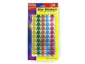 GG049 | Sterling Assorted Metallic Star Stickers for Rewards