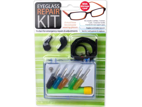 Bulk GH150 Eyeglass Repair Kit With Case