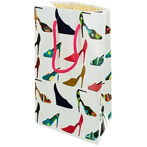 Bulk Buys Chic Shoe Print Gift Bag for Any Occasion