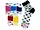 GH347 | Bulk Buys Mid Cut Hearts Socks for Kids (Ages 6-8)
