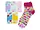 GH358 | Bulk Buys Colorful Mid Cut Socks with Floral Design