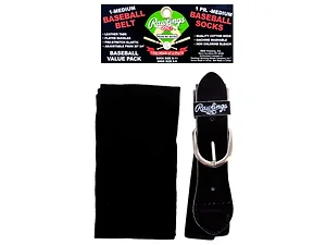 GH216 | Bulk Buys Baseball Socks and Belt Set - Perfect for