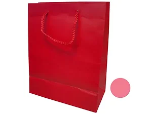 GH484 | Bulk Buys Stylish Medium Pink & Red Gift Bag for