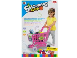 Bulk GH364 Toy Grocery Shopping Cart Set