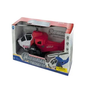 GH396 | Bulk Buys Friction Powered Fire Rescue Helicopter