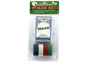 GL318 | Bulk Buys Deluxe Vegas Style Poker Set with Chips