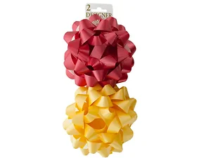 GL230 | Bulk Buys 6-Inch Assorted Confetti Gift Bows - 2