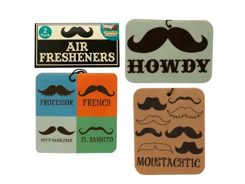 GL281 | Bulk Buys Fun Chocolate Scented Mustache Air