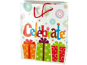 Bulk Buys Celebration Medium Gift Bag for Birthdays